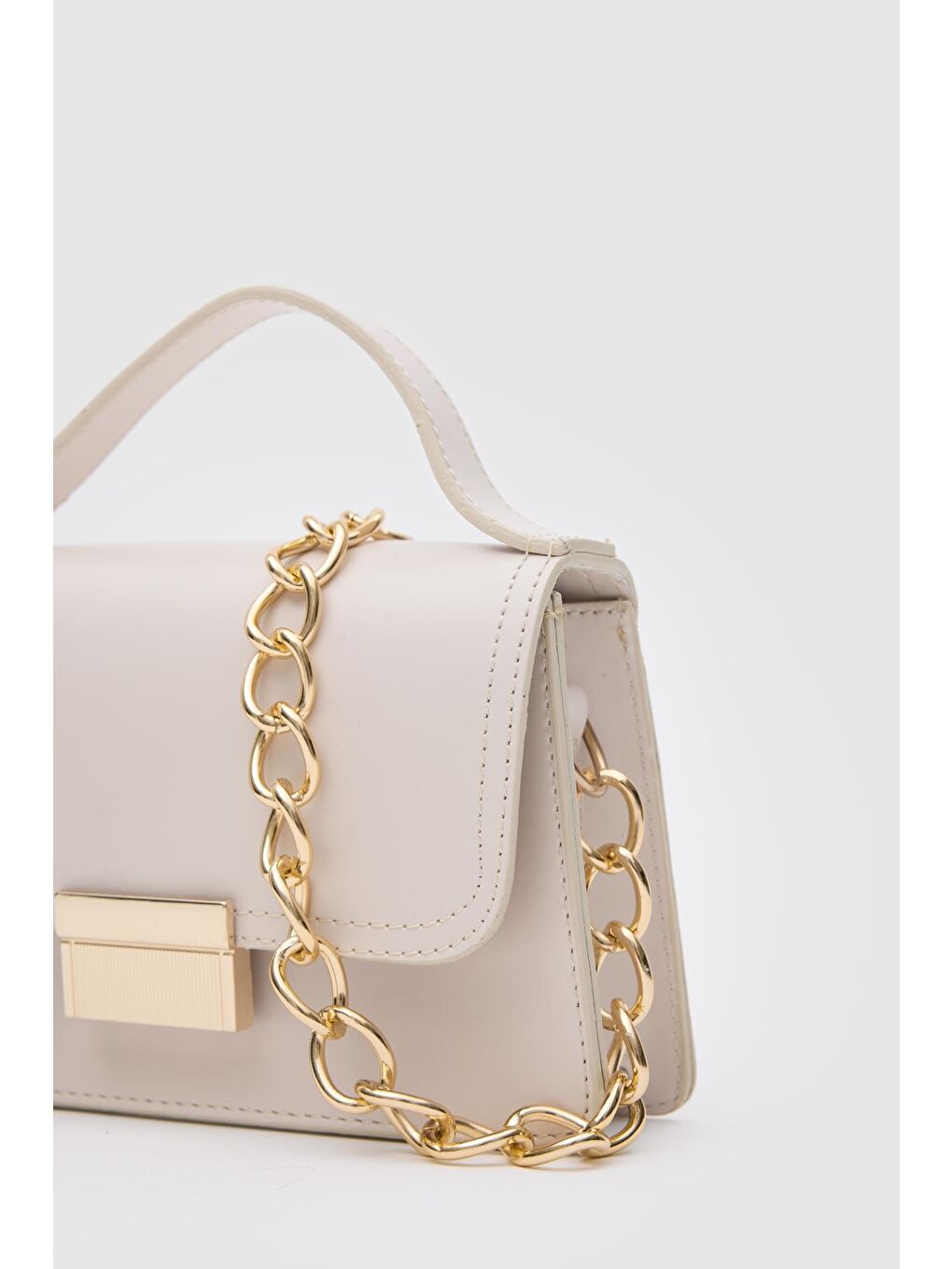 Ekru Blaz El Ve Çapraz Çanta Krem-3