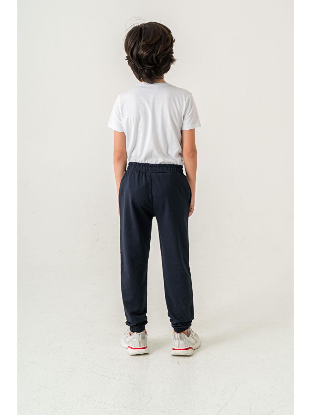 Lacivert Active Baskılı Yanlar Şeritli Erkek Çocuk Eşofman Altı-6