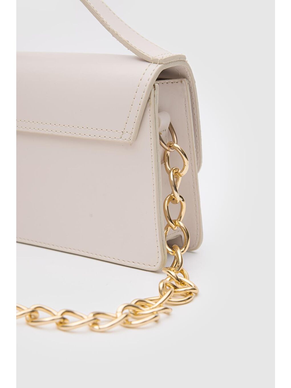 Ekru Blaz El Ve Çapraz Çanta Krem-4