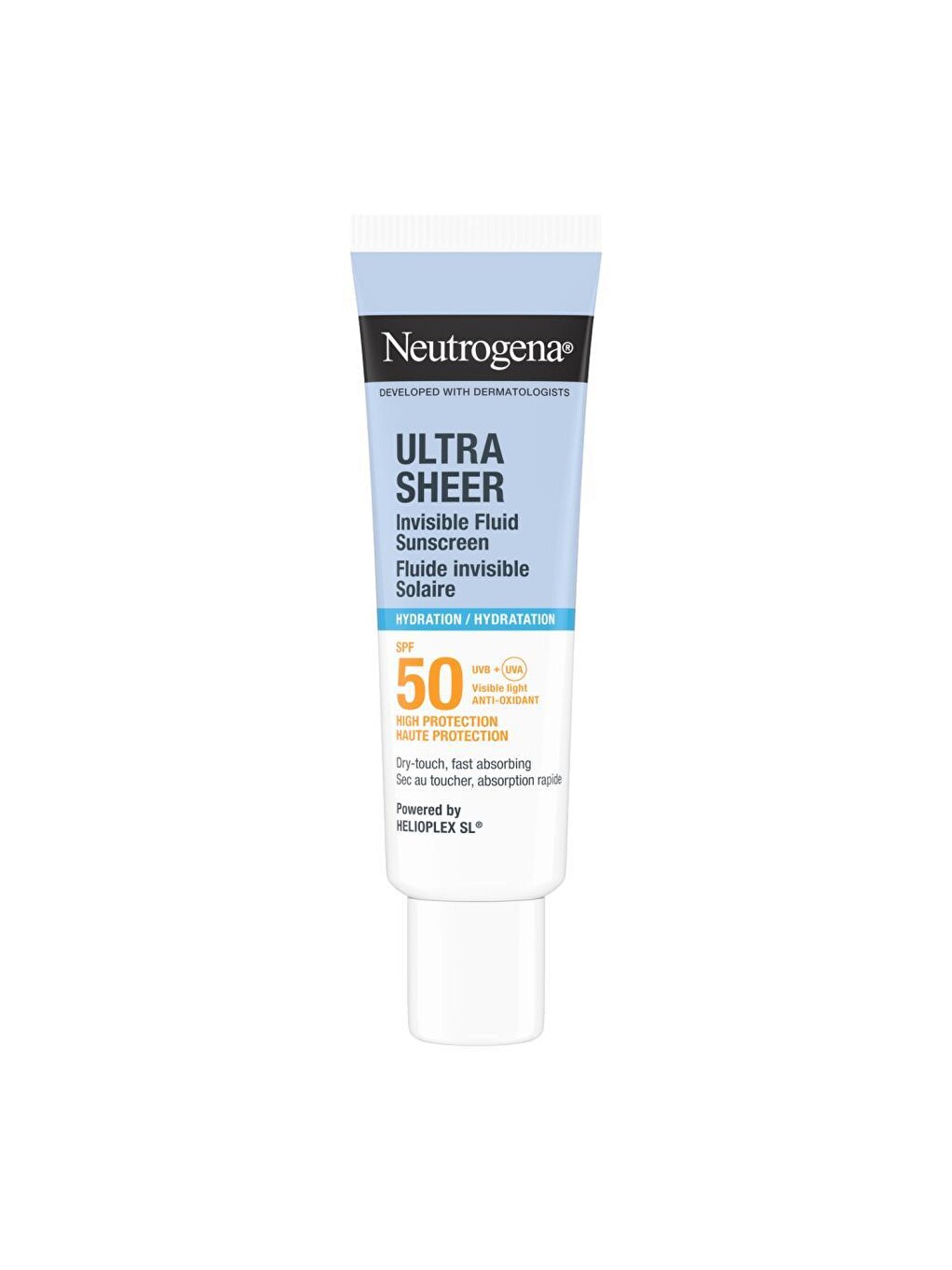 Ultra Sheer Hydrating Fluid SPF50 Yüz Güneş Koruyucu, 50 ml