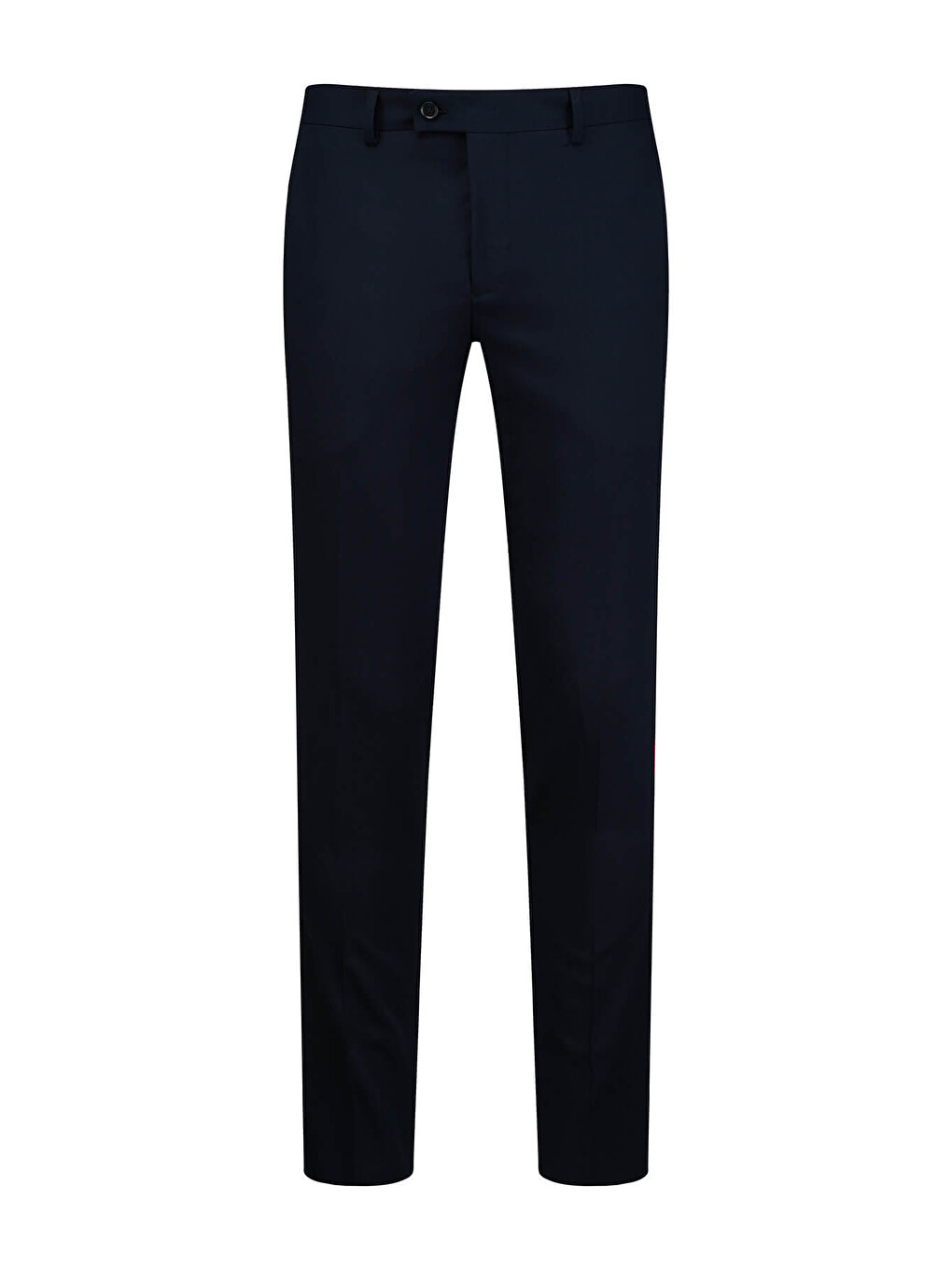 Lacivert Slim Fit Yandan Cepli Kumaş Pantolon