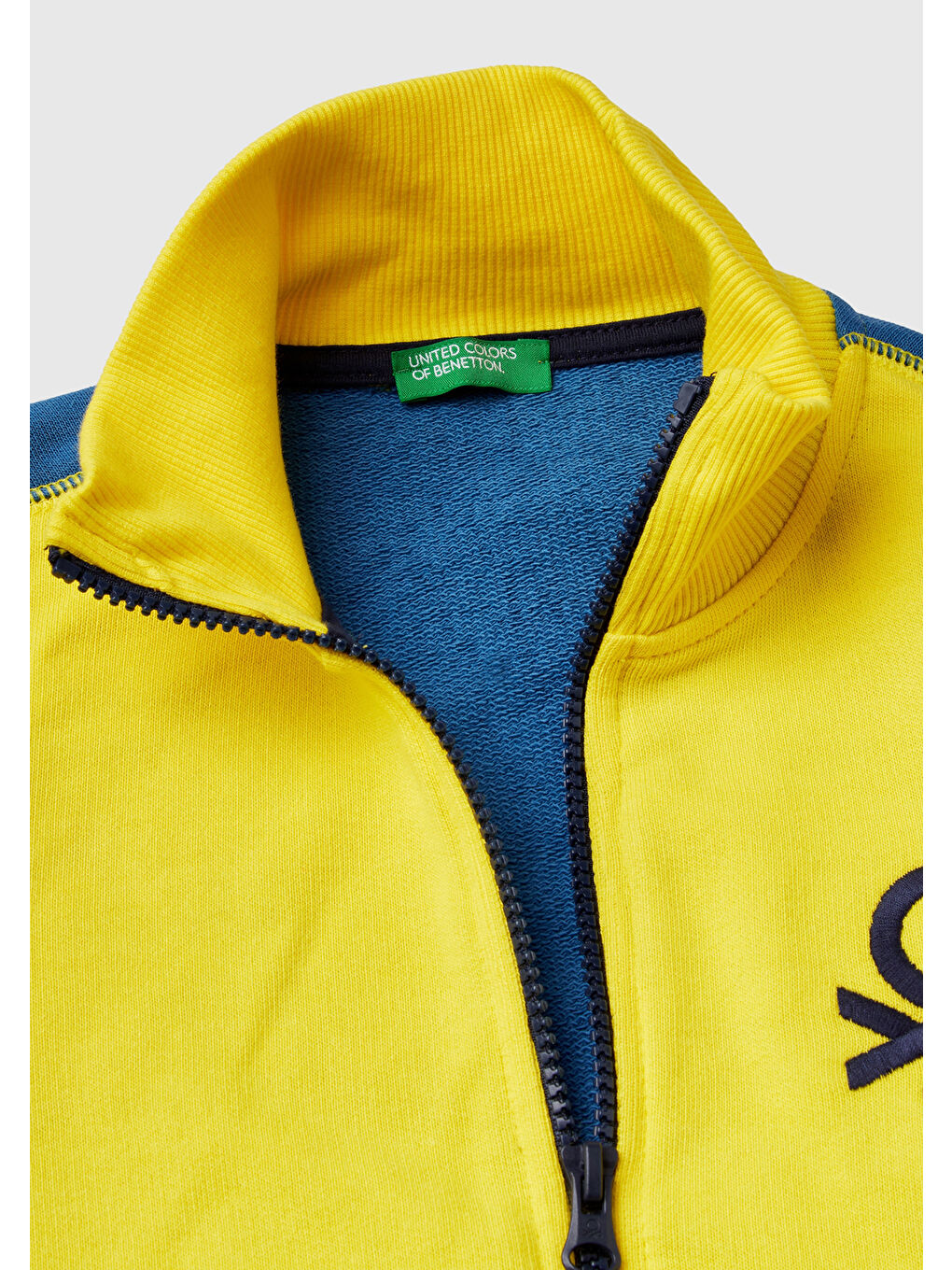 Erkek Çocuk Sarı Mix Logolu Sweatshirt-2