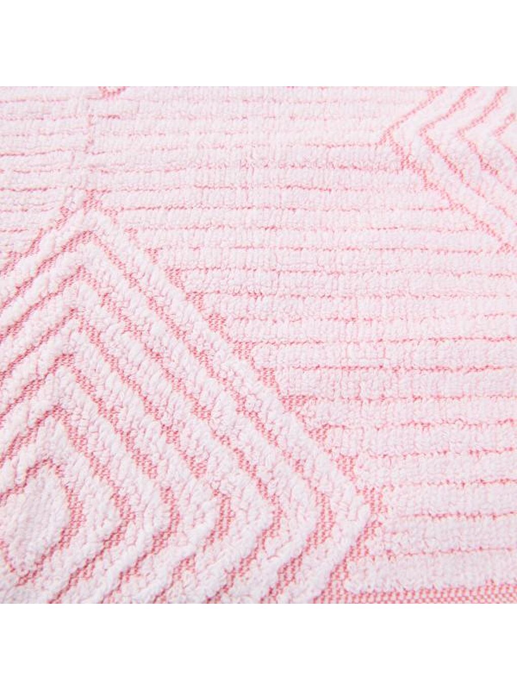 Soft Leaves 2'li Havlu Seti - Pembe - 30x30 cm-1