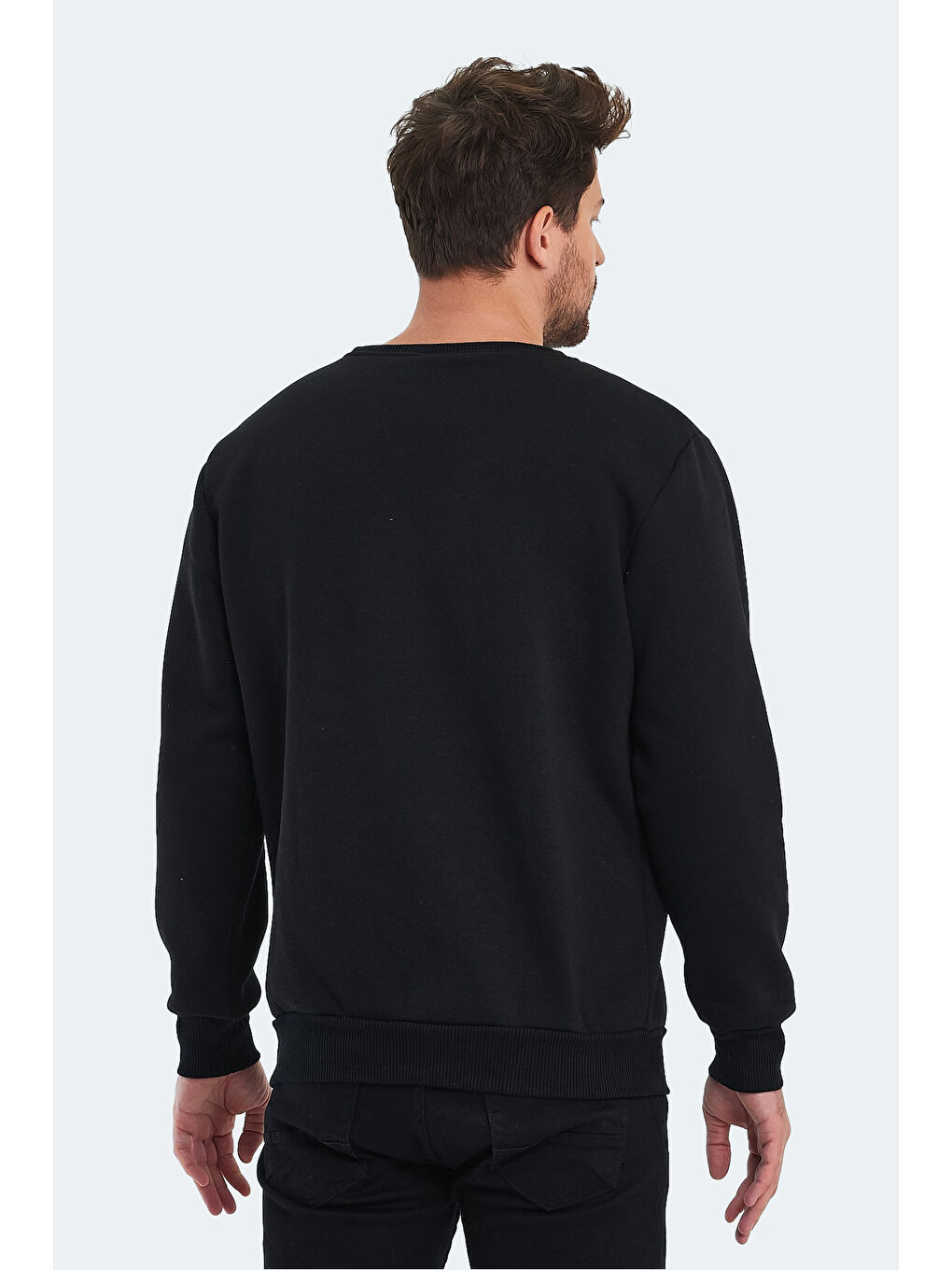 SLAZENGER KONNOR IN Erkek Sweatshirt Siyah - 1