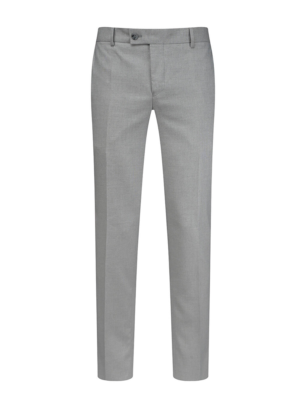 Gri Regular Fit Yandan Cepli Kumaş Pantolon