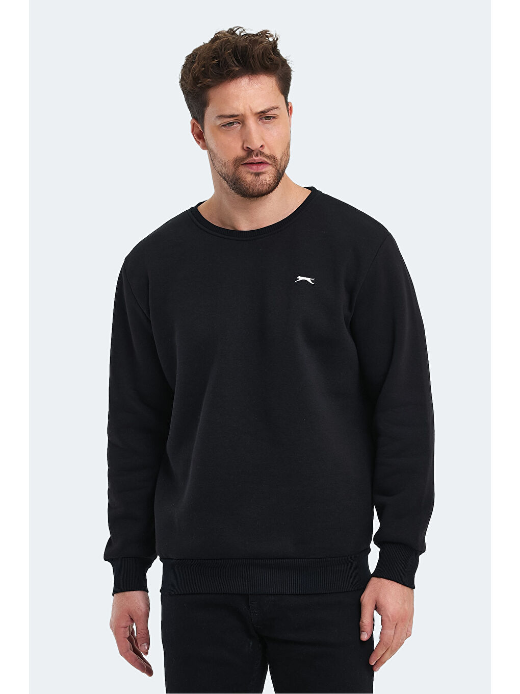 SLAZENGER KONNOR IN Erkek Sweatshirt Siyah - 4