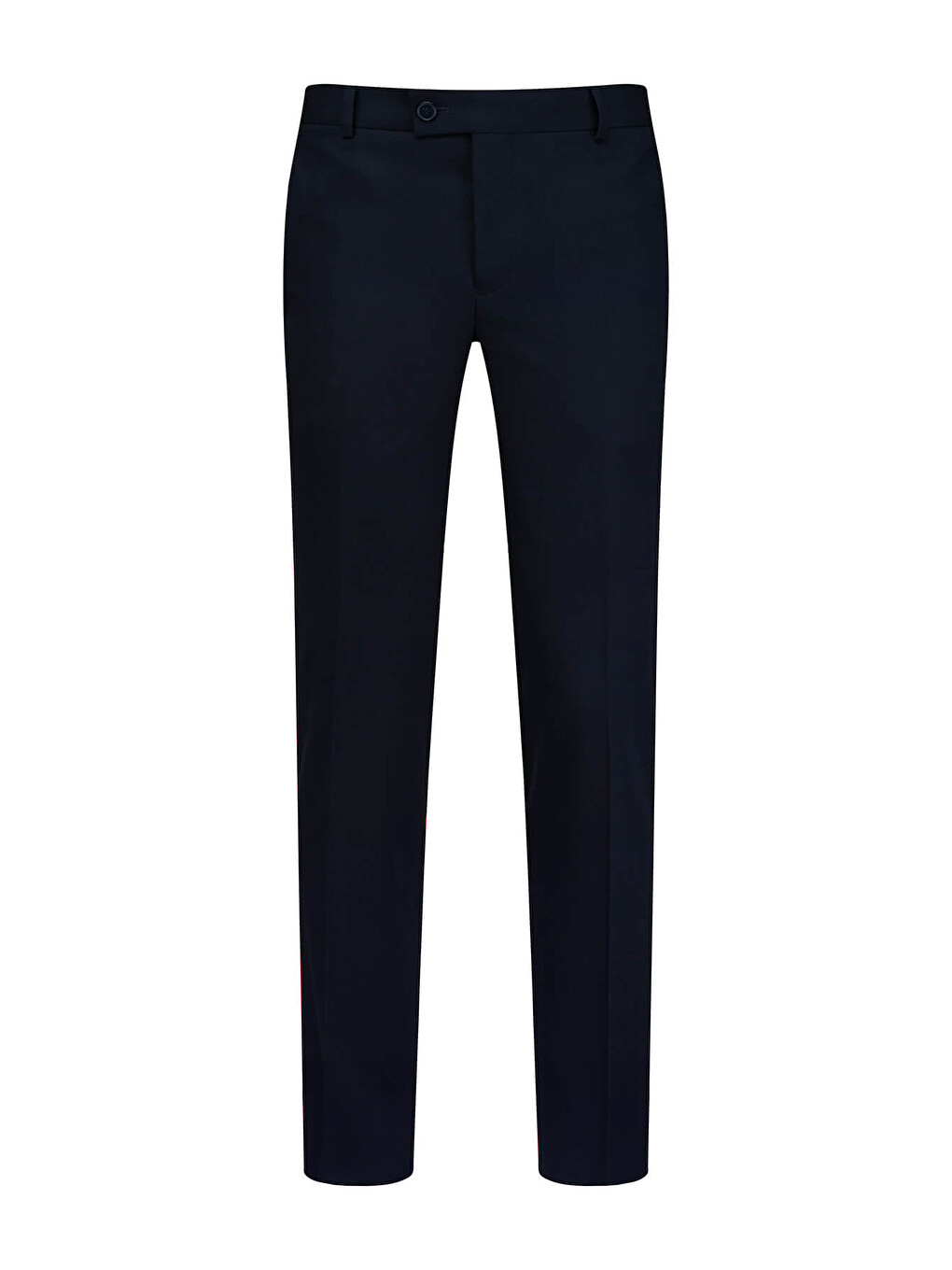Lacivert Regular Fit Yandan Cepli Kumaş Pantolon