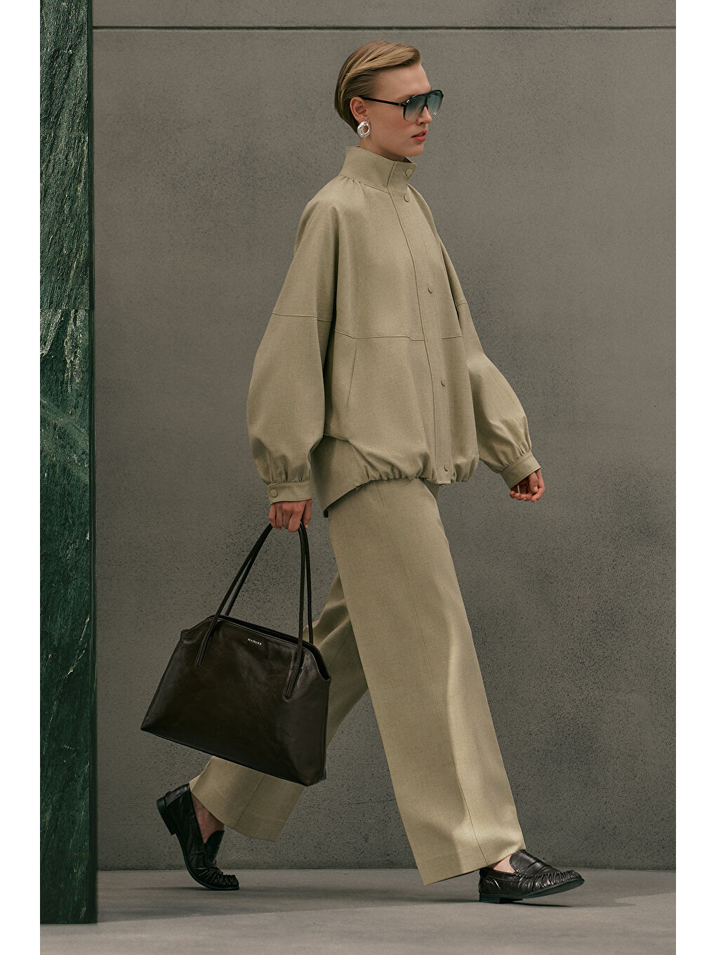 Premıum Bomber Ceket Yeşil-1