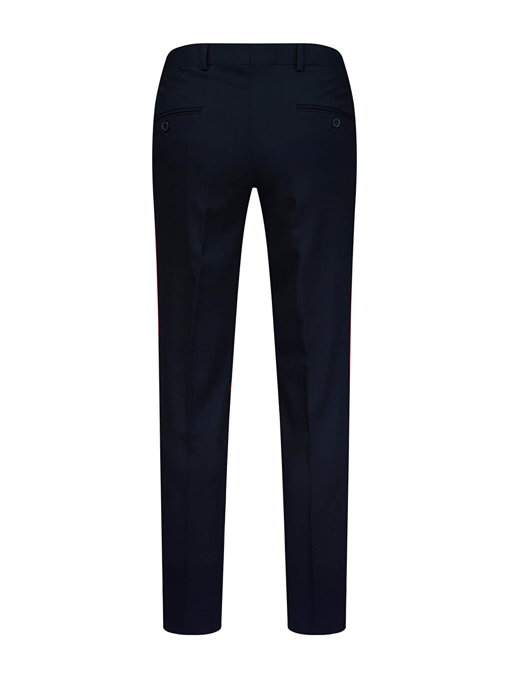 Lacivert Regular Fit Yandan Cepli Kumaş Pantolon-2
