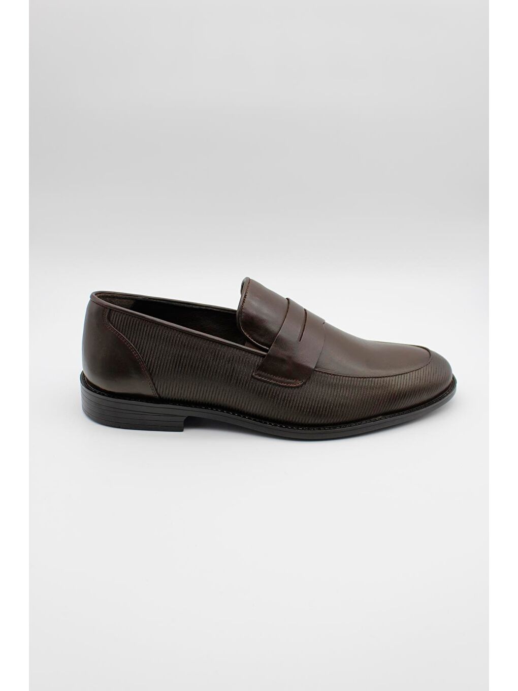 Koyu Kahverengi Hakiki Deri Analin Klasik Ayakkabı 1033235128