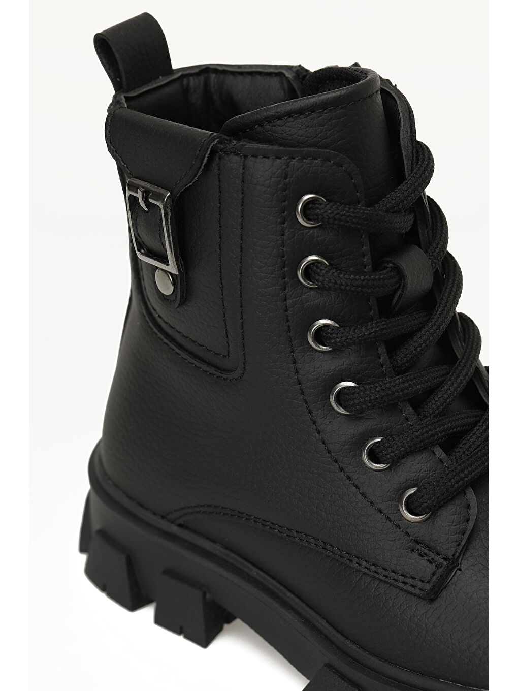 BAGES.P5PR Siyah Kız Çocuk Biker Bot-6