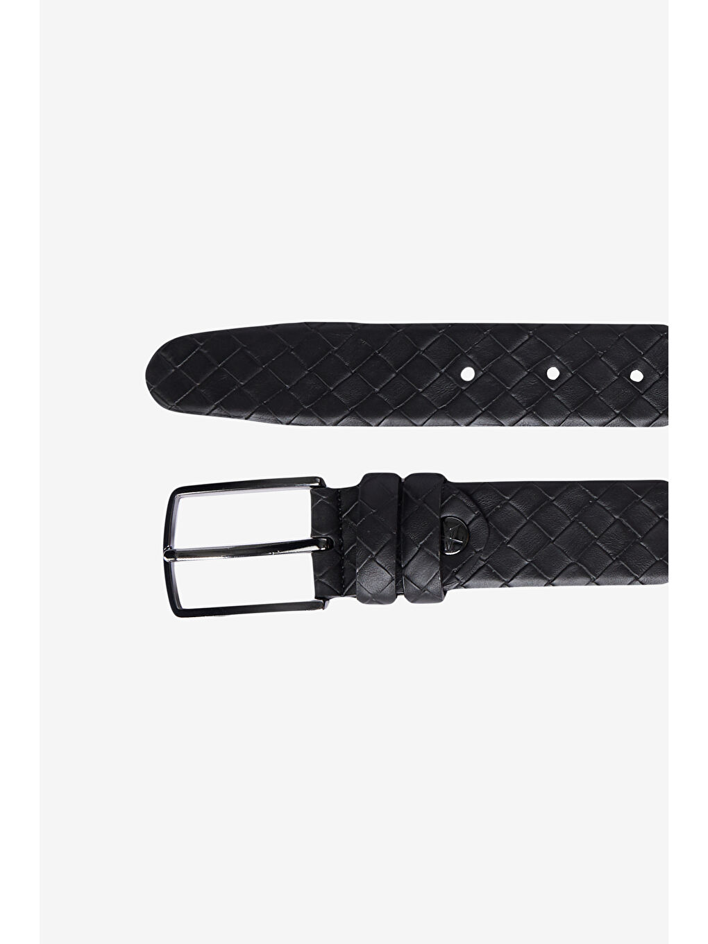 Erkek Siyah Kemer - Kartlık Aksesuar Set-4