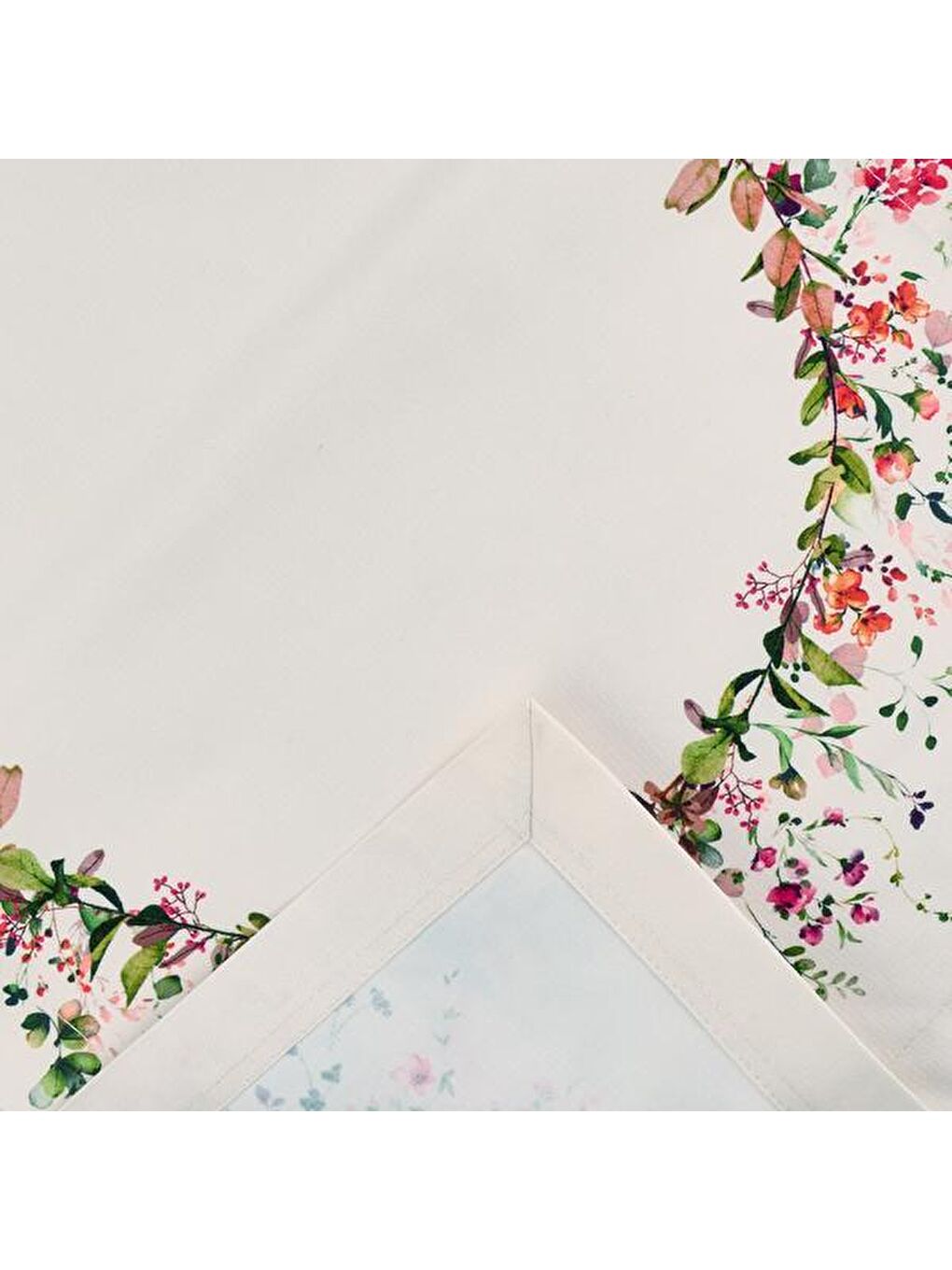 Karışık Çiçek Desenli 2'li Supla - Renkli - 45 cm-3