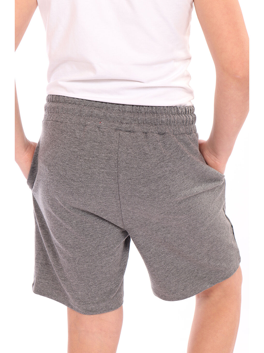 Antrasit Erkek Çocuk Kids Baskılı Şort-1