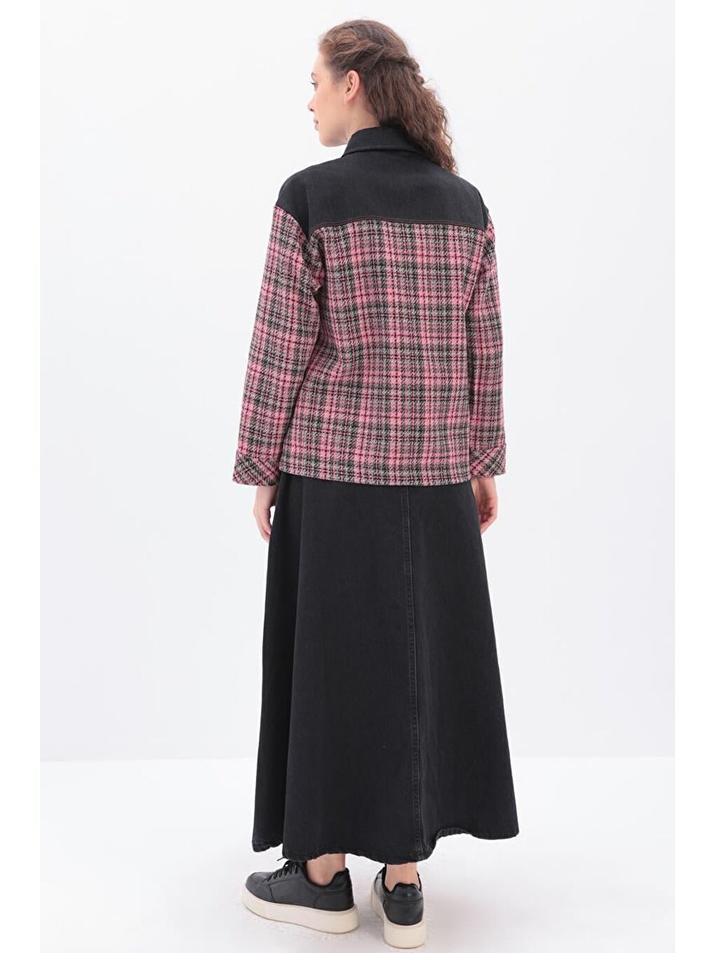 Pembe-Siyah-Oduncu Ceket-3