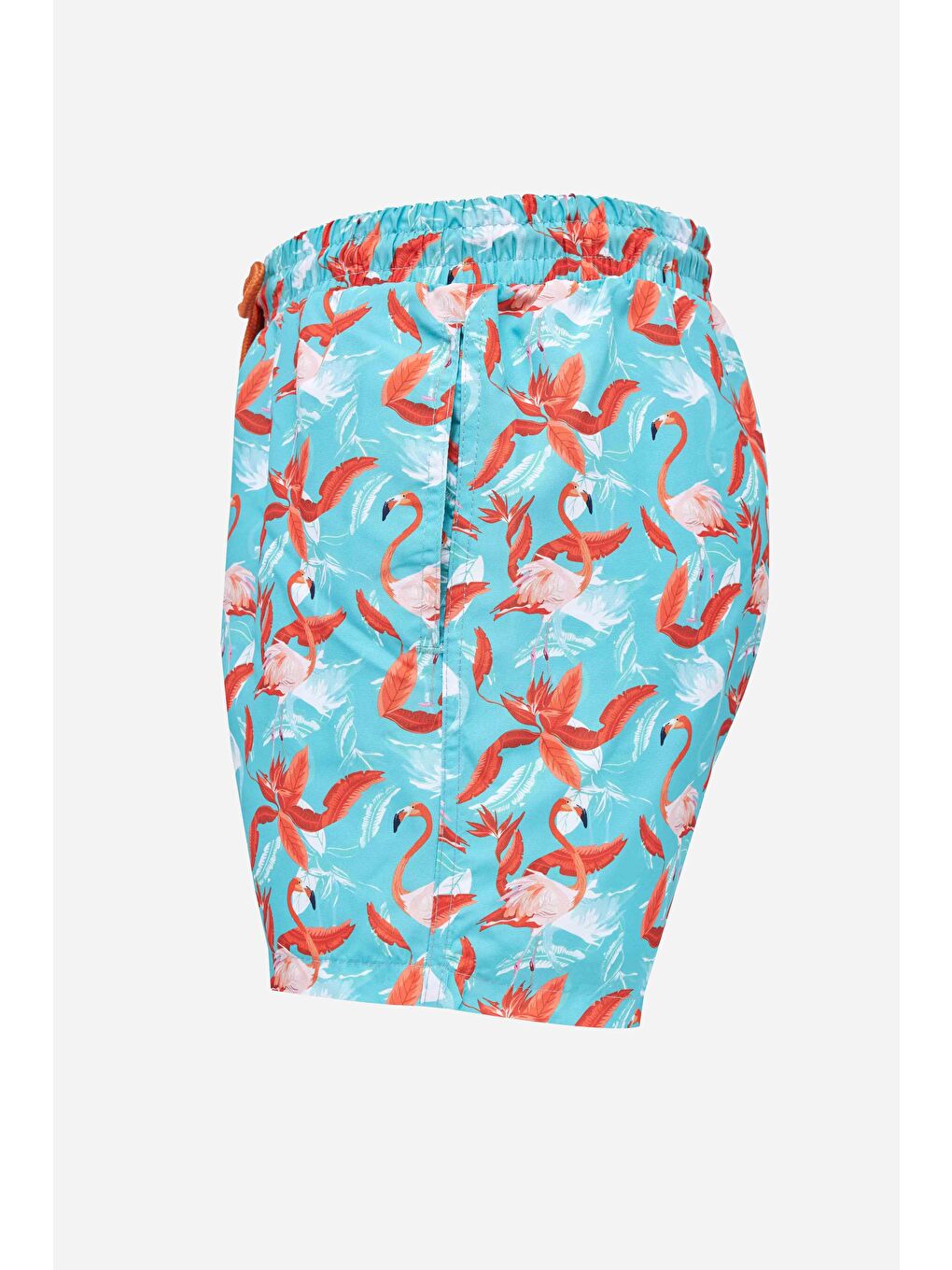 Karışık Erkek Standart Fit Hızlı Kuruyan Desenli Mayo Deniz Şortu-1