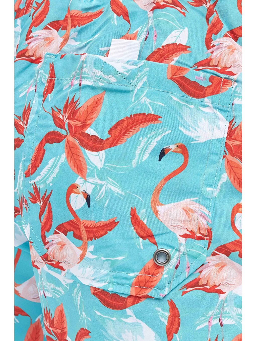 Karışık Erkek Standart Fit Hızlı Kuruyan Desenli Mayo Deniz Şortu-2