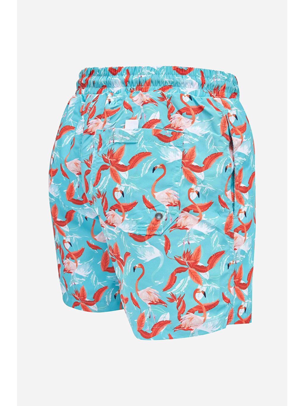 Karışık Erkek Standart Fit Hızlı Kuruyan Desenli Mayo Deniz Şortu-3