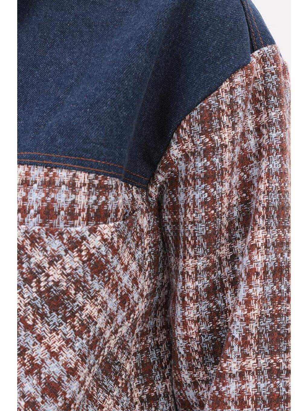 Yeşil Mint-Turuncu 1-Oduncu Ceket-4