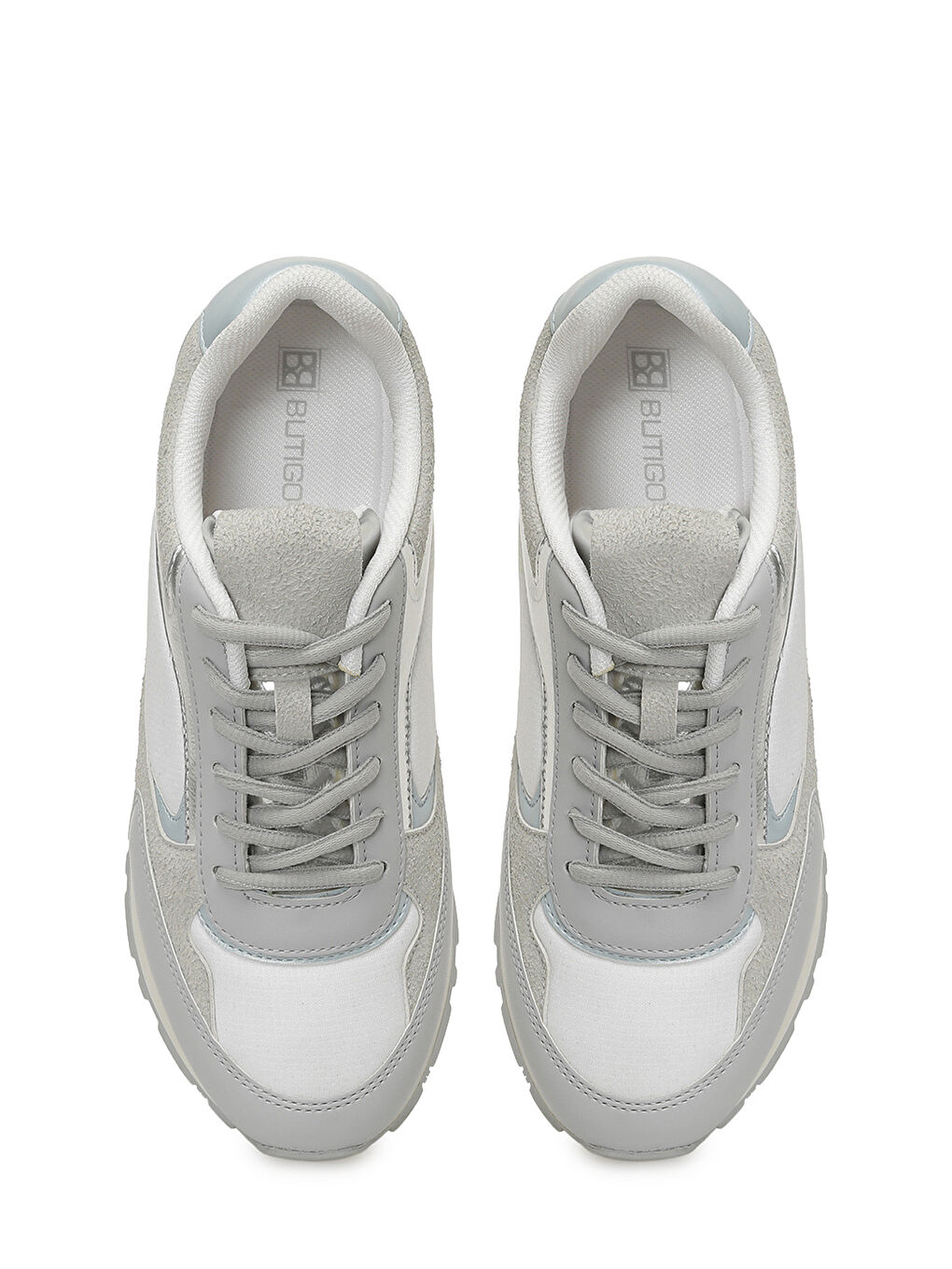 Gri 26S-114 6FX GRI Kadın Spor Ayakkabı-3