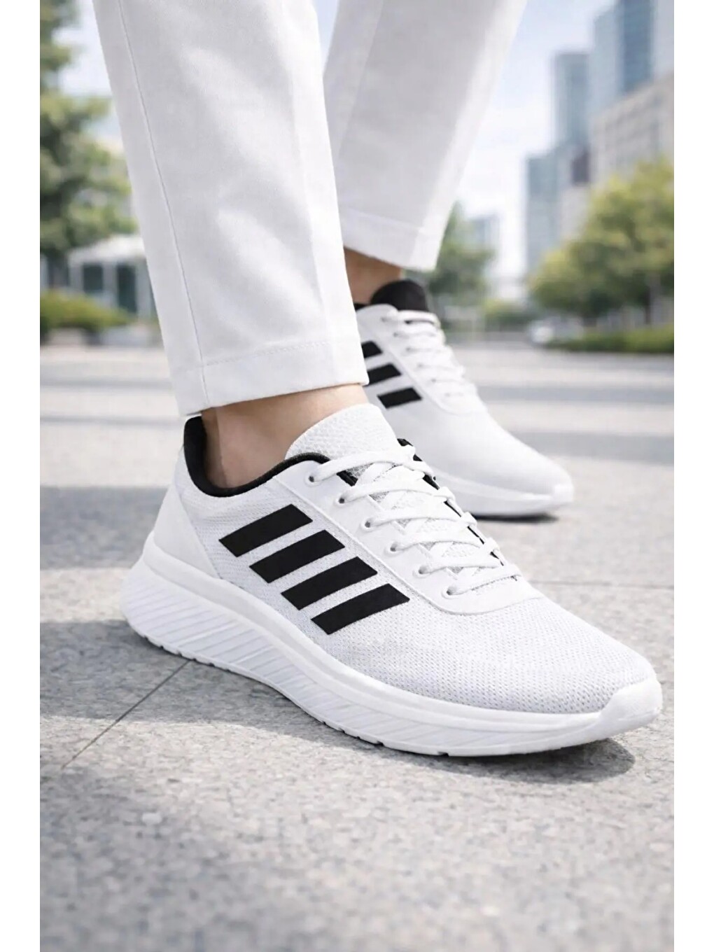 Beyaz Unisex Aqua Ayakkabı Günlük Ayakkabı Ortopedik Taban Günlük Ayakkabı Sneakers