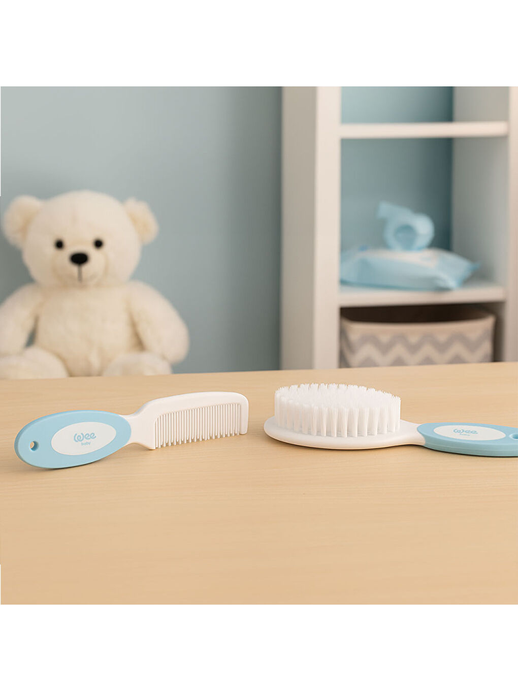 Fırça Tarak Seti - MAVİ-4