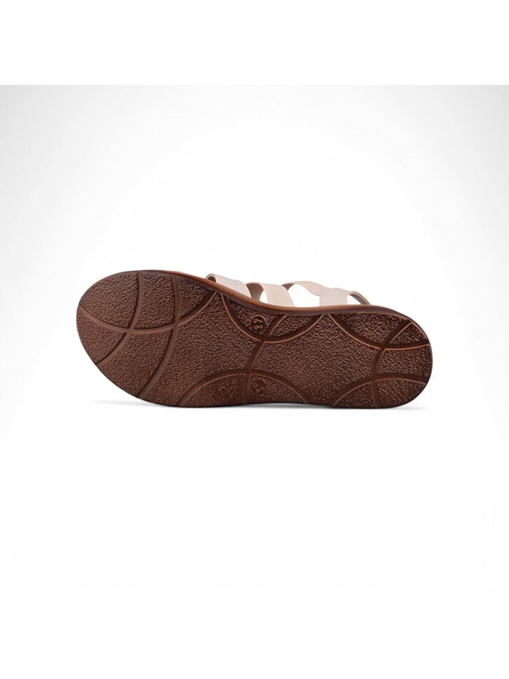 Kadın Günlük Sandalet - Bej, Deri-1