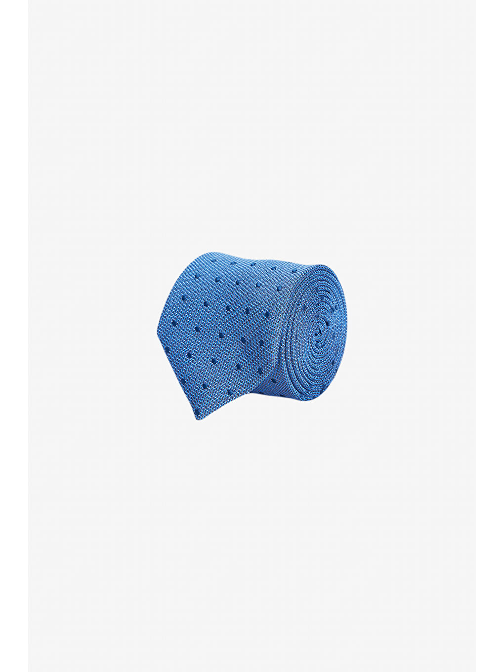 Erkek Mavi Desenli Klasik Kravat