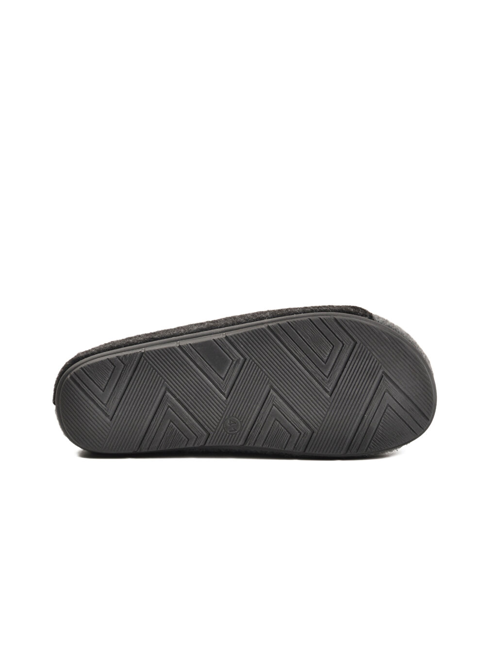 Gri Siyah Anatomik Keçe Erkek Ev Terlik K-63.007 M-4