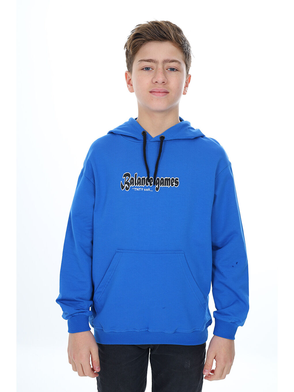 Mavi Erkek Çocuk Baskılı Sweatshirt