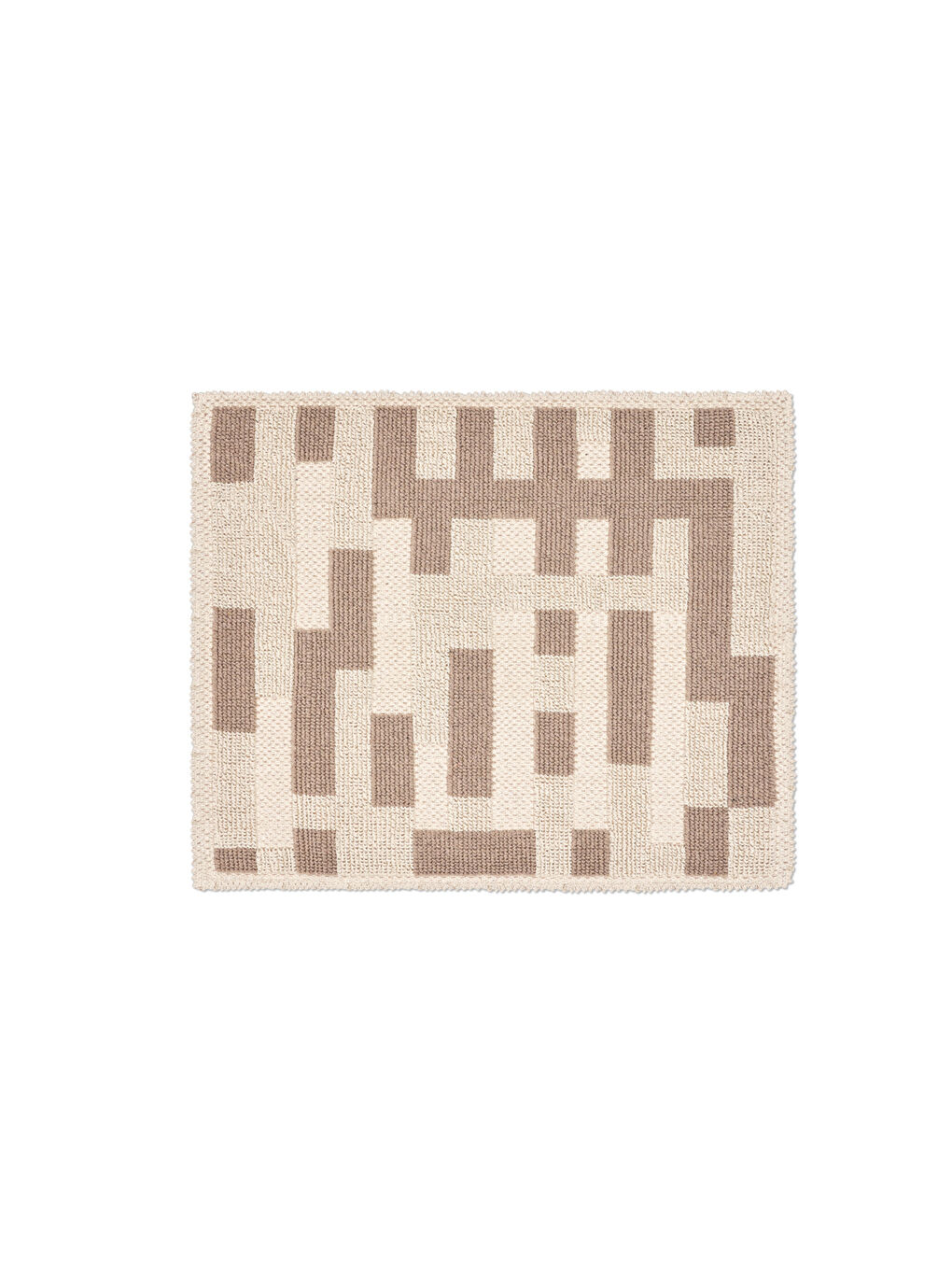 Maze Doğal Pamuklu 2'li Banyo Paspas Seti 60X100+50X60 Cm Bej-2