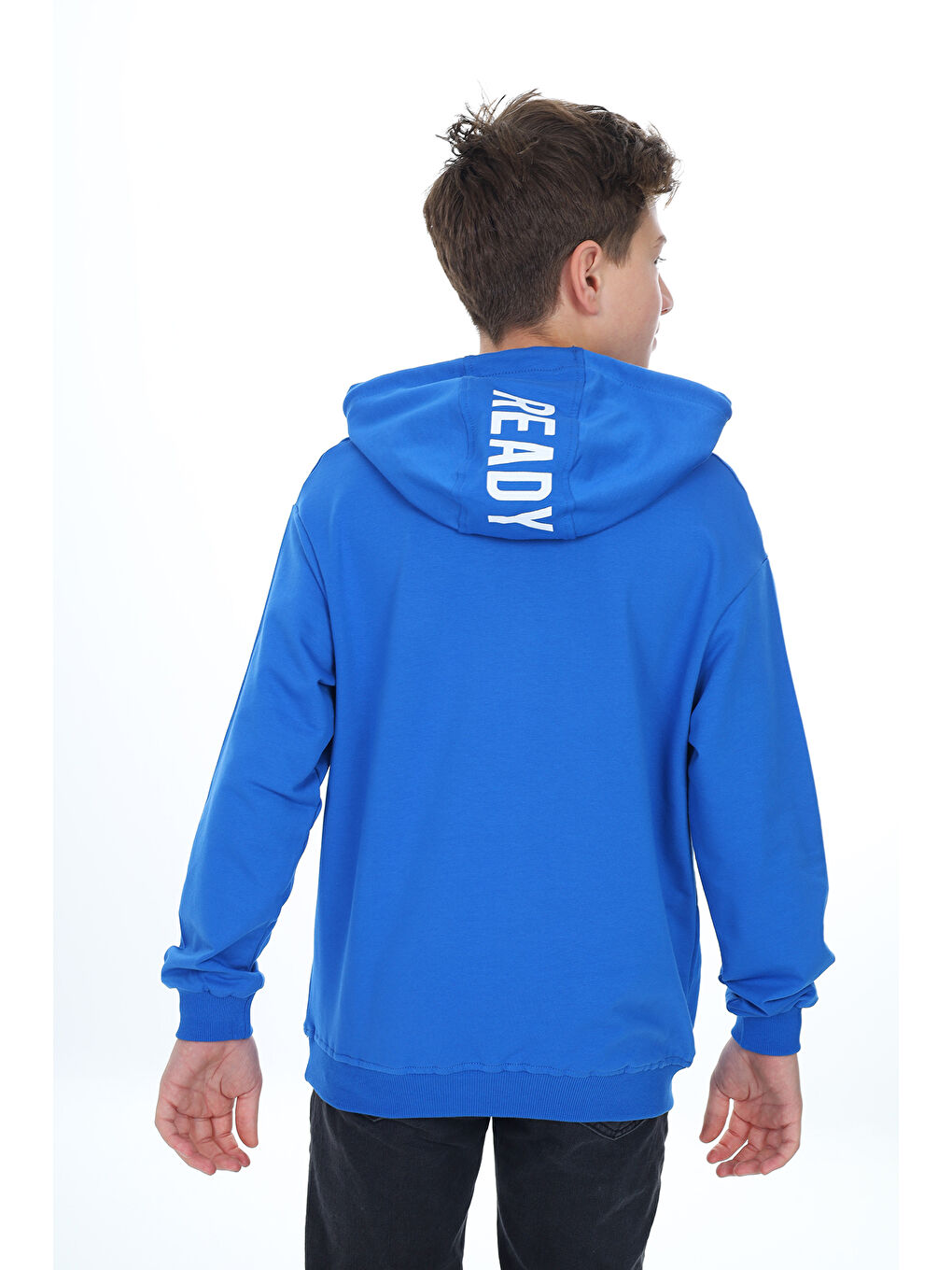 Mavi Erkek Çocuk Baskılı Sweatshirt-4