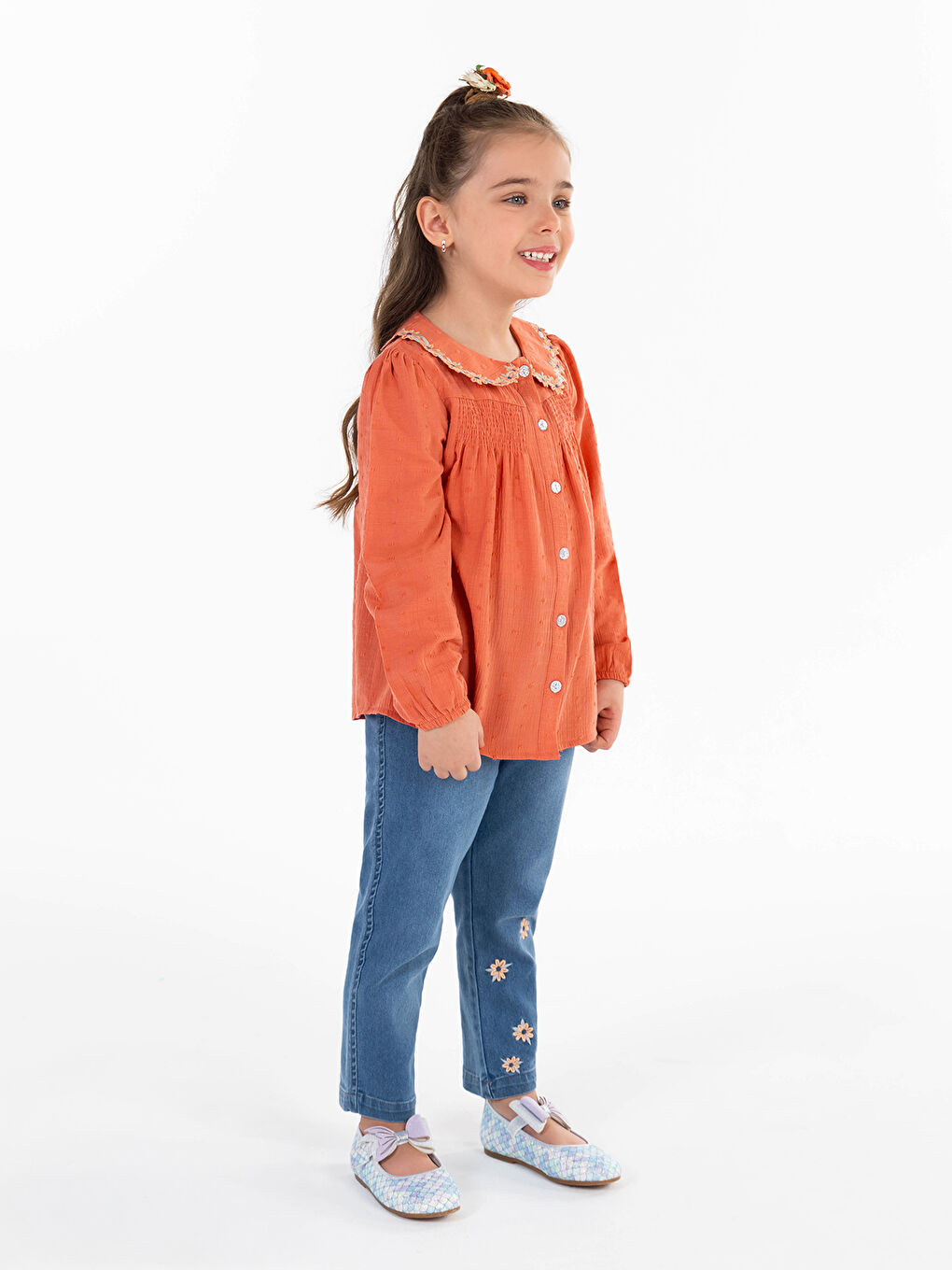 Girls Kız Çocuk Babet 21-25 Numara Turkuaz-3