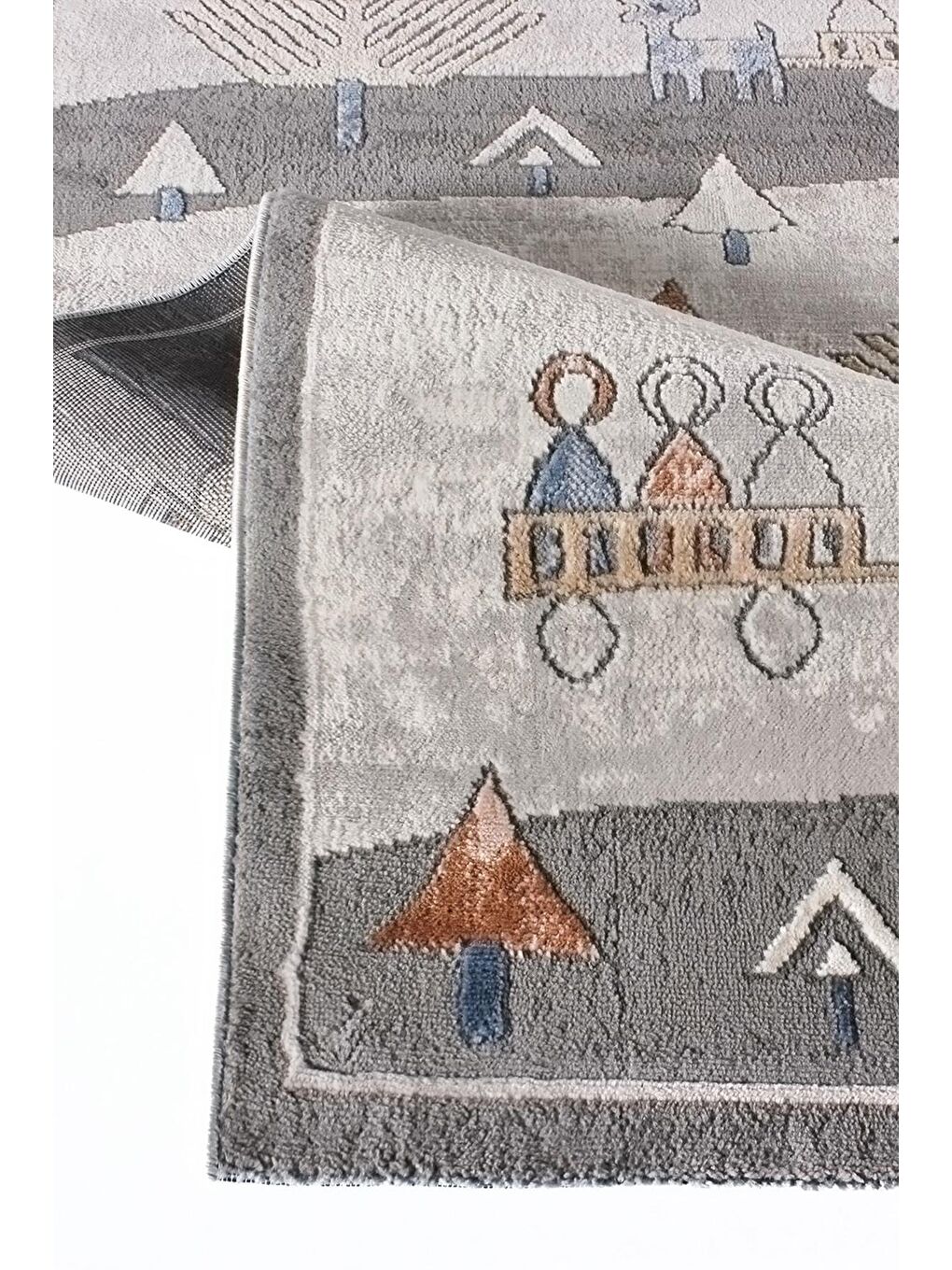 Gri Motto 4583 Modern Dokuma Halı-120x180-1