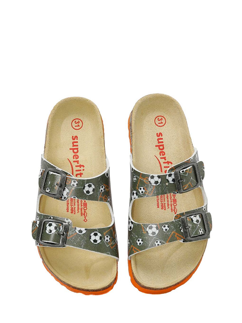 800111-7070-2 Yeşil Erkek Çocuk Terlik-3