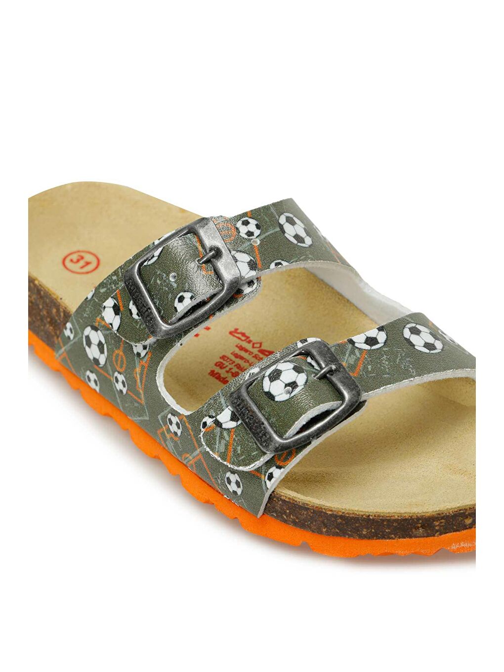 800111-7070-2 Yeşil Erkek Çocuk Terlik-6