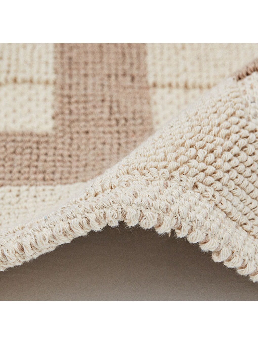 Maze Doğal Pamuklu 2'li Banyo Paspas Seti 60X100+50X60 Cm Bej-4