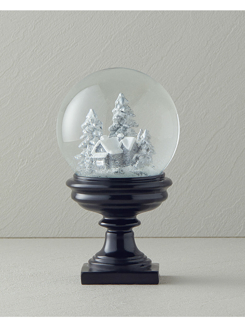 Christmas House Yılbaşı Kar Küresi 9,9x17 cm Siyah