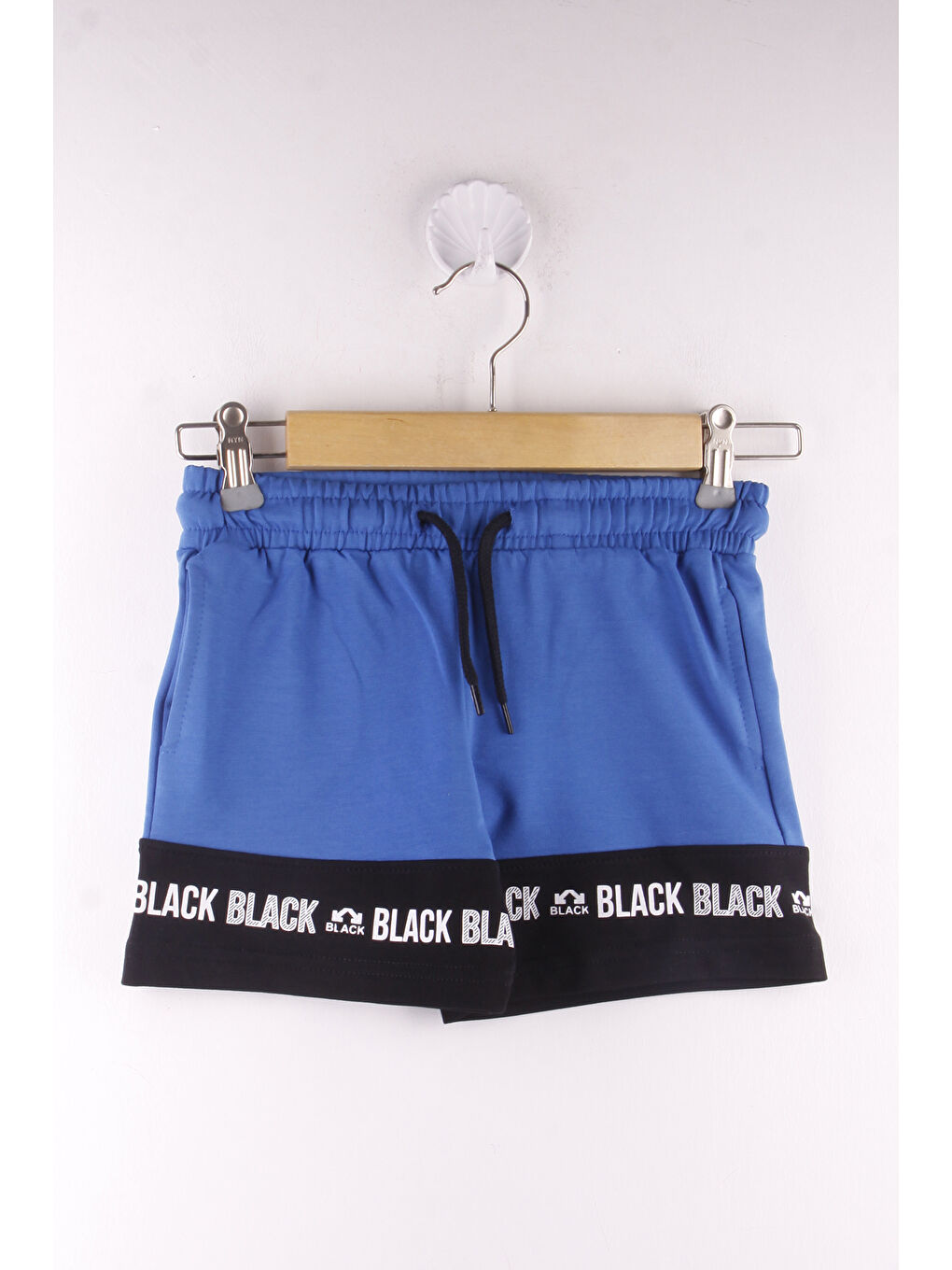 Mavi Erkek Çocuk Black Baskılı Garnili Şort-2