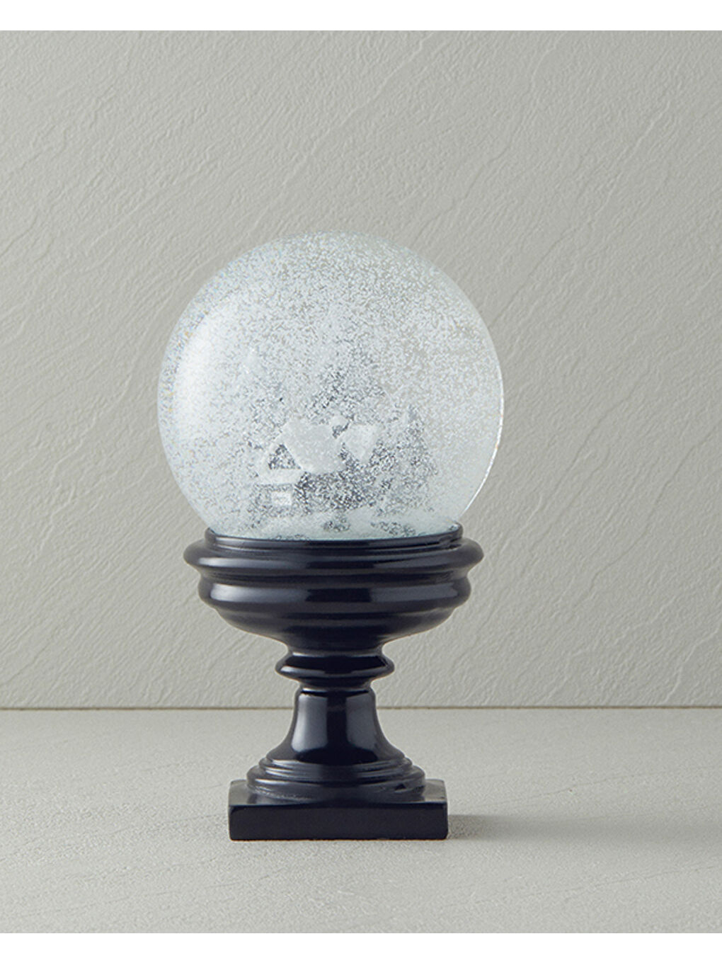 Christmas House Yılbaşı Kar Küresi 9,9x17 cm Siyah-1