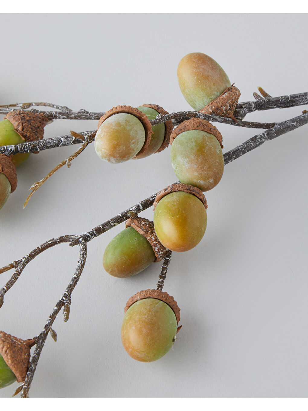 Acorn Branch Tek Dal Yapay Çiçek 76 cm Yeşil-1