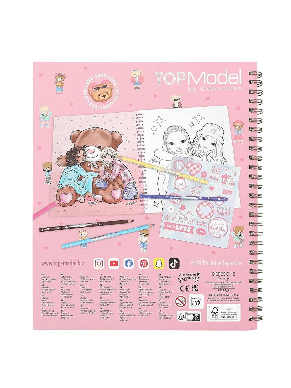 Boyama Kitabı Team Teddy 13210-3