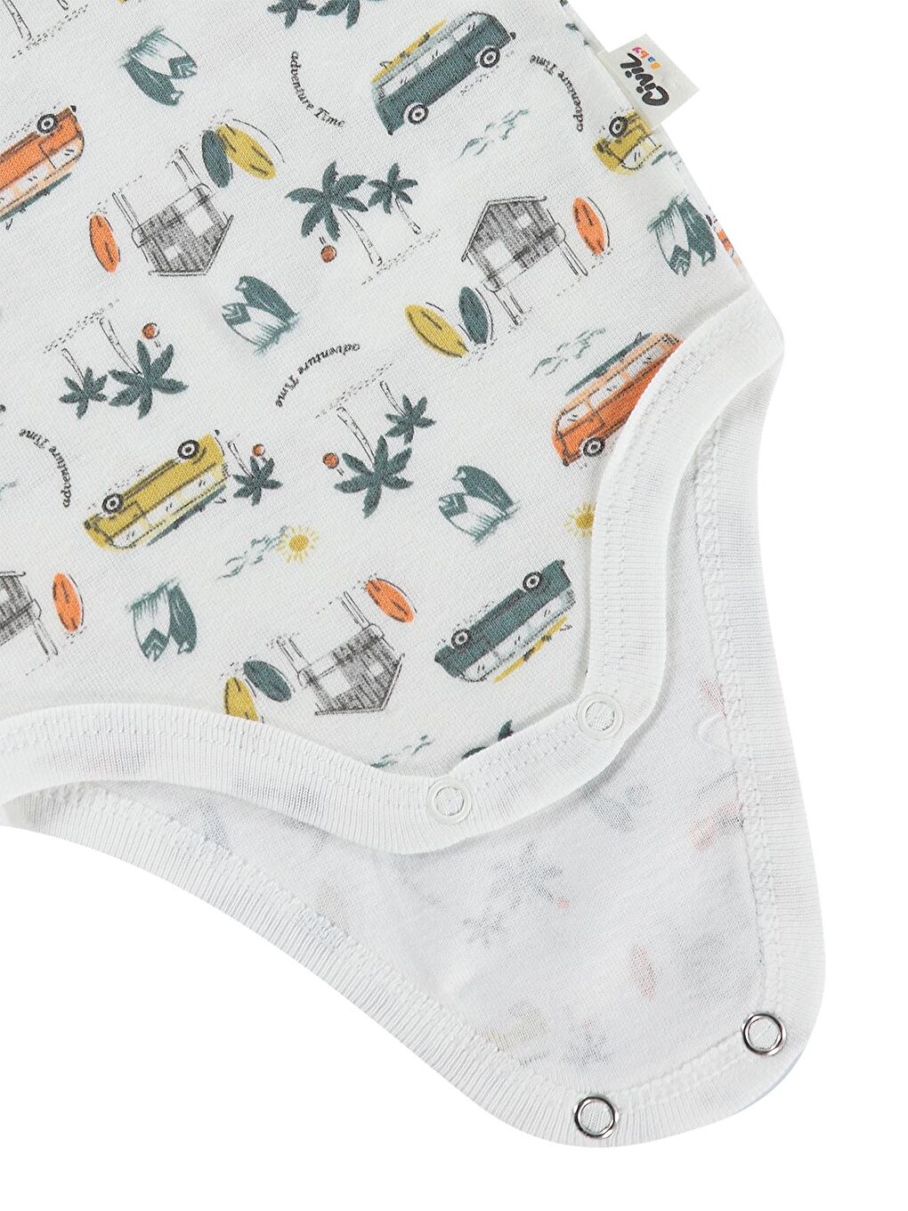 Baby Safari Empirme 0-24 Ay Çıtçıtlı Badi - Ekru-2