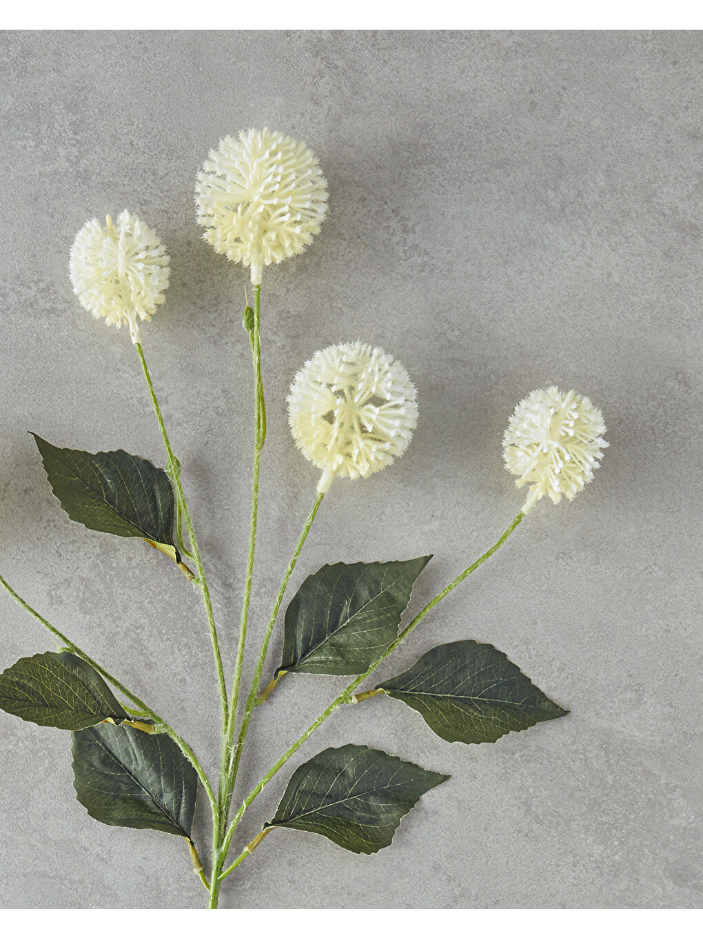 Fruit Spray Tek Dal Yapay Çiçek 65 cm Beyaz-1