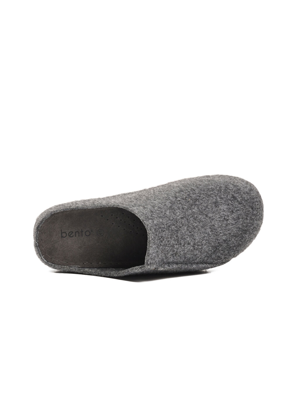 Gri Anatomik Keçe Erkek Ev Terlik K-63.007 M-3