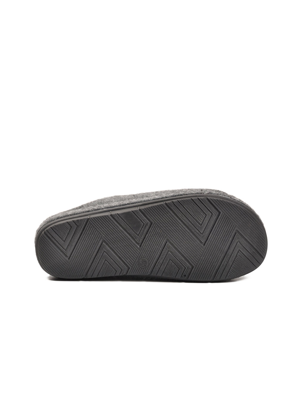 Gri Anatomik Keçe Erkek Ev Terlik K-63.007 M-4