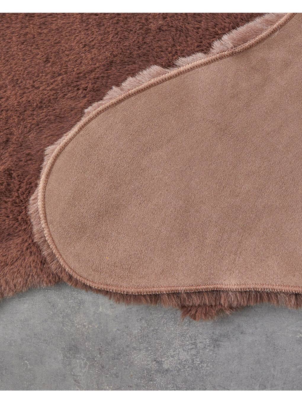 Kahverengi Furry Post 80x150 cm Acı Kahve-1