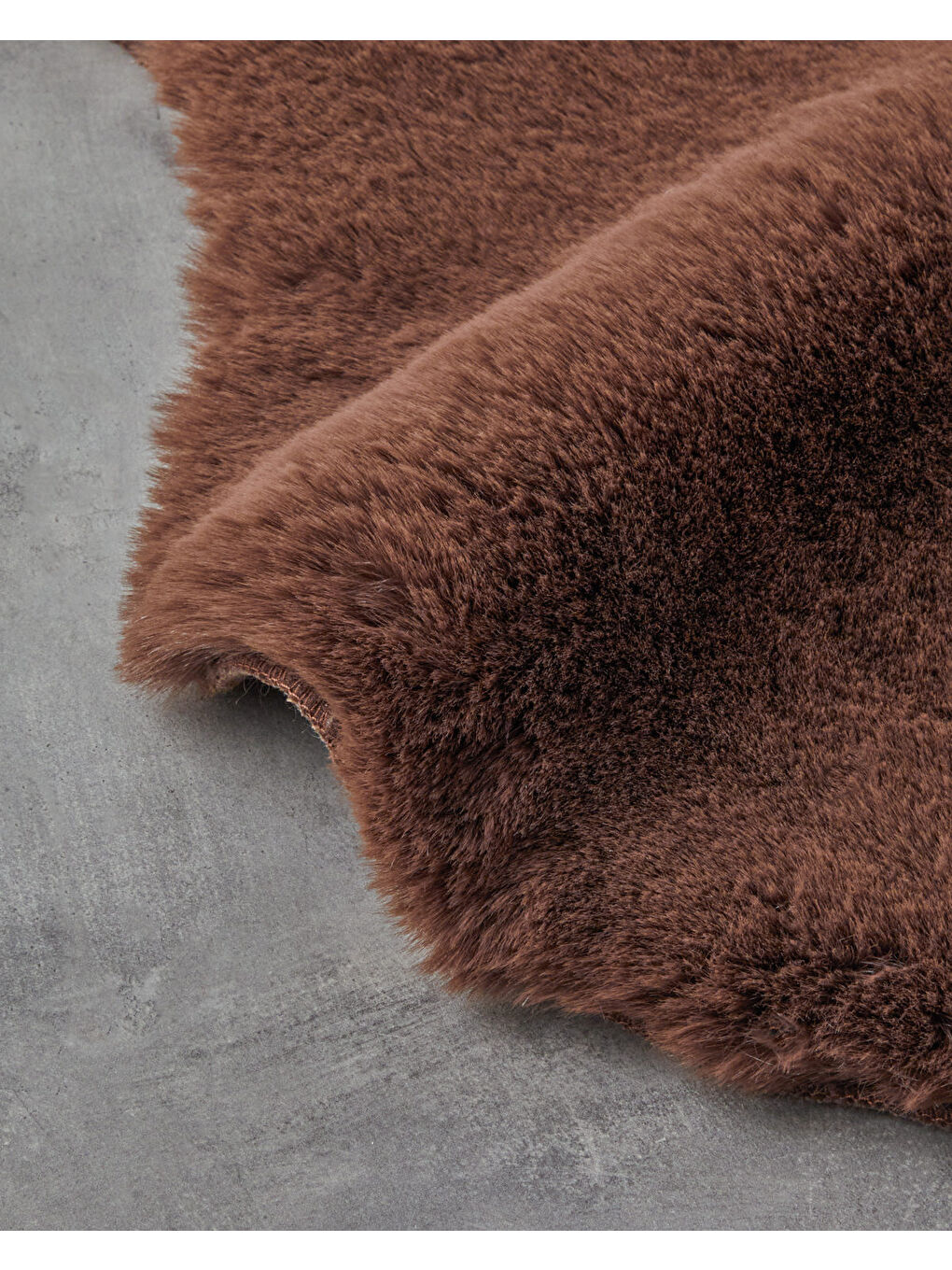 Kahverengi Furry Post 80x150 cm Acı Kahve-2