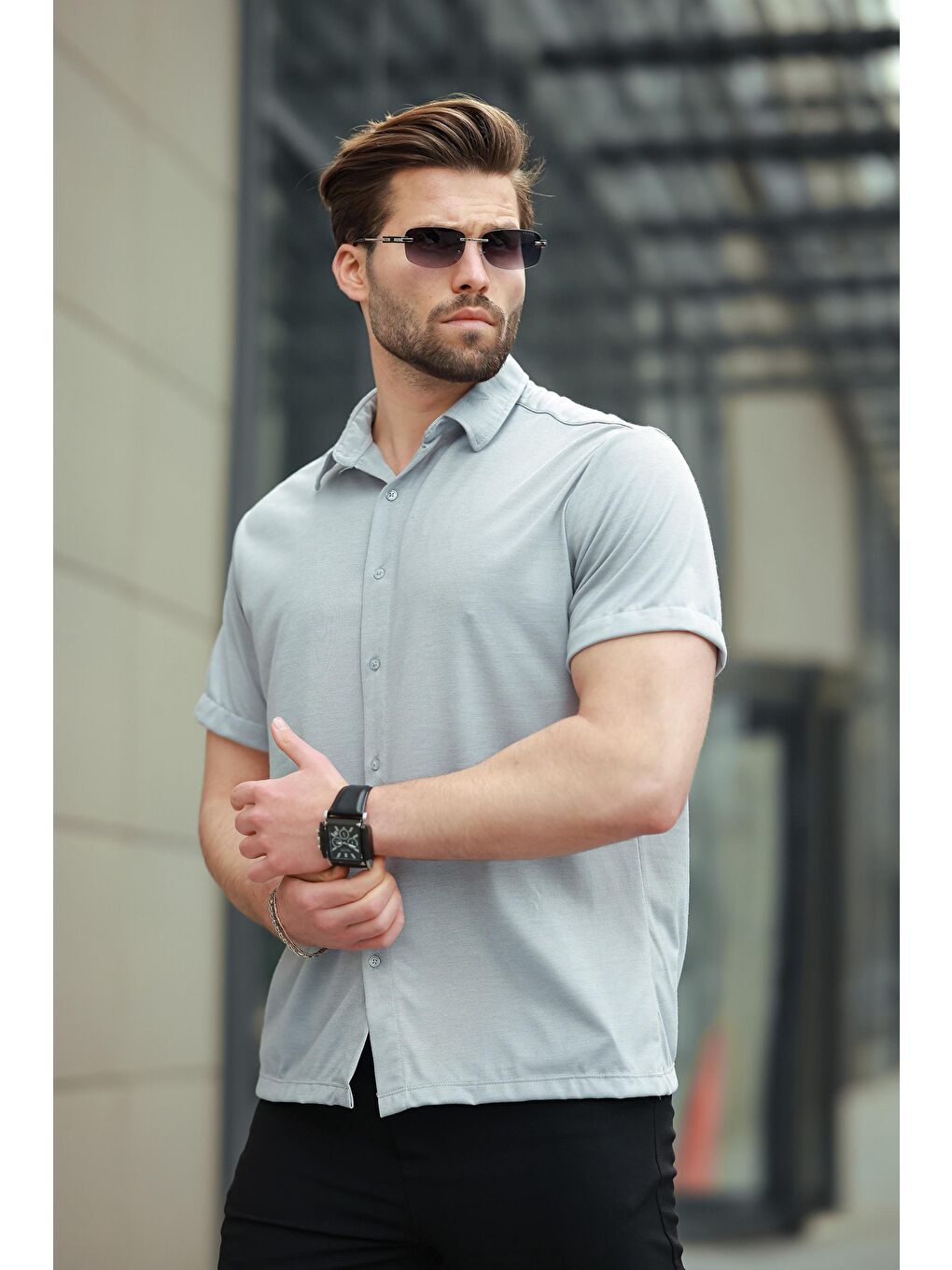 Mavi Basic Kısa Kollu Erkek Gömlek E6760-2