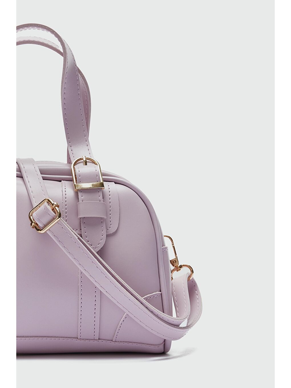 Peggy Oval Çapraz Çanta Lila-3